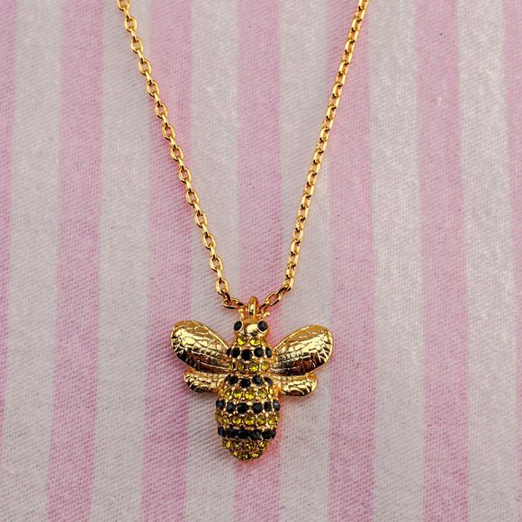 Kate Spade All Abuzz Bee Necklace - Brand New